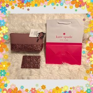 KATESPADE 1  cosmetic pouch & 1 Credit Card Holder